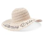 Women's Mudd&reg; Summer Vibes Crochet Floppy Hat, Lt Beige