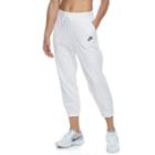 Women's Nike Speckled Fleece Capris, Size: Small, White
