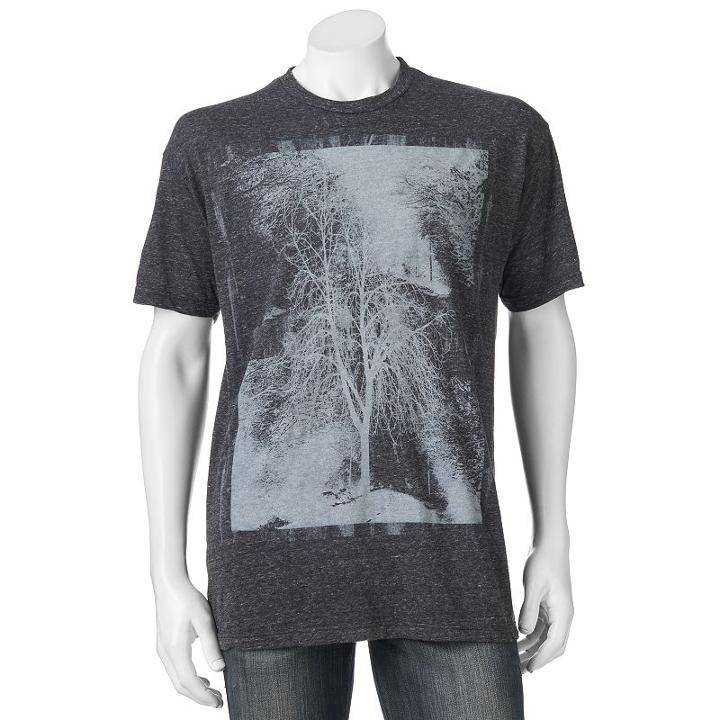 Men's Apt. 9&reg; Tree Scan Tee, Size: Xl, Black