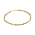 14k Gold Byzantine Bracelet, Women's, Size: 7, Yellow