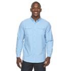 Men's Columbia Omni-shade Glen Meadow Button-down Shirt, Size: Small, Blue