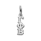 Logoart Gamma Phi Beta Sterling Silver Sorority Charm, Women's, Grey