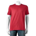 Men's Hemisphere Classic-fit Performance V-neck Tee, Size: Large, Dark Red