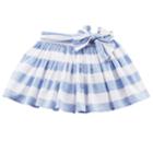 Girls 4-8 Carter's Striped Poplin Skirt, Size: 7, White