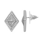 Jennifer Lopez Pyramid Halo Drop Earrings, Women's, Silver