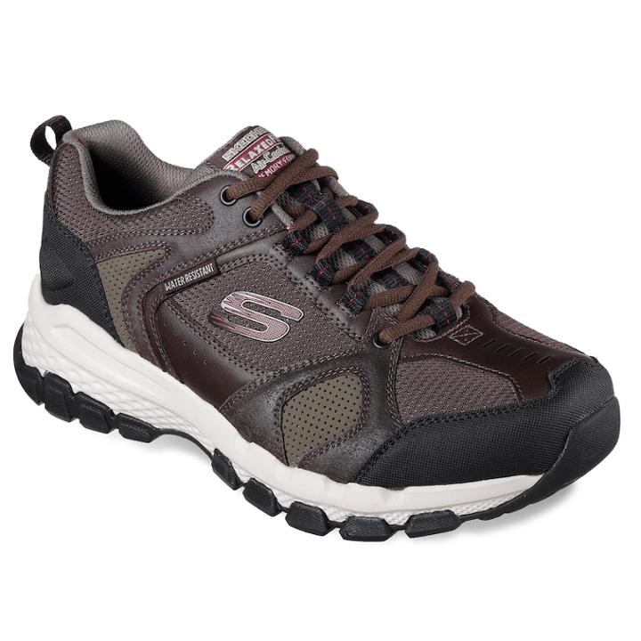 Skechers Relaxed Fit Outland 2.0 Men's Water Resistant Sneakers, Size: 8 Xw, Dark Brown