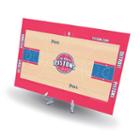 Detroit Pistons Replica Basketball Court Display, Size: Novelty, Multicolor