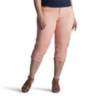 Plus Size Lee Chino Crop Pants, Women's, Size: 20 - Regular, Lt Orange