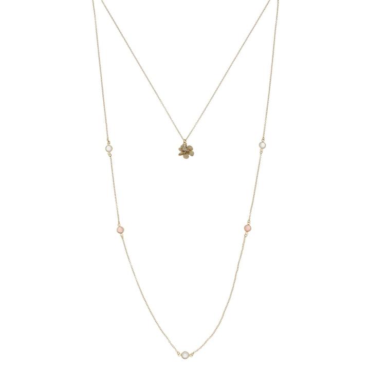 Lc Lauren Conrad Double Strand Flower Necklace, Women's, Multicolor