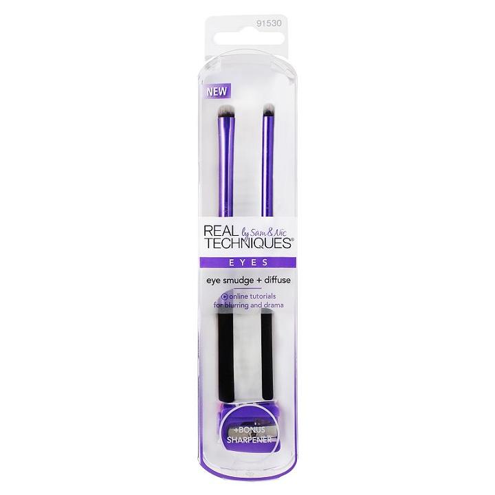 Real Techniques 2-pc. Eye Smudge & Diffuse Brush Set, Multicolor