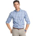 Men's Izod Advantage Poplin Button-down Shirt, Size: Xl, Light Blue