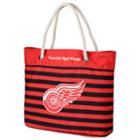 Forever Collectibles Detroit Red Wings Striped Tote Bag, Adult Unisex, Multicolor
