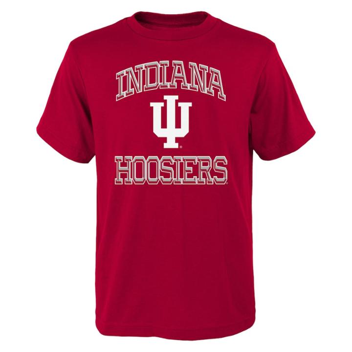 Boys 8-20 Indiana Hoosiers Gridiron Hero Tee, Size: S 8, Dark Red