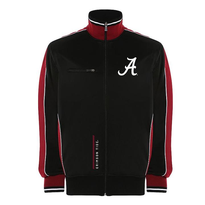 Men's Franchise Club Alabama Crimson Tide Breaker Track Jacket, Size: Medium, Black