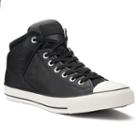 Men's Converse Chuck Taylor All Star High Street Leather Sneakers, Size: M8w10, Black
