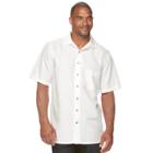 Big & Tall Batik Bay Classic-fit Woven Button-down Shirt, Men's, Size: Xxl Tall, Natural
