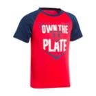 Boys 4-7 Under Armour Own The Plate Baseball Graphic Tee, Size: 6, Red