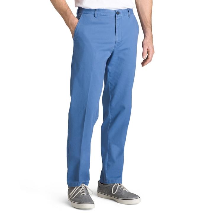 Men's Izod Saltwater Straight-fit Stretch Chino Pants, Size: 34x34, Blue (navy)