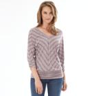 Women's Apt. 9&reg; Mitered Top, Size: Xlrg Av/rg, Red/coppr (rust/coppr)