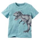 Boys 4-8 Carter's Dinosaur Short Sleeved Graphic Tee, Size: 8, Turquoise/blue (turq/aqua)