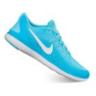 Nike Flex 2017 Rn Women's Running Shoes, Size: 6, Blue