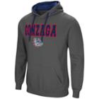 Men's Gonzaga Bulldogs Pullover Fleece Hoodie, Size: Medium, Grey