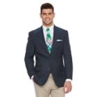 Men's Chaps Patterned Classic-fit Sport Coat, Size: 44 Long, Blue (navy)