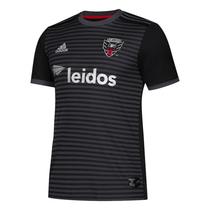Men's Adidas Dc United Wordmark Jersey, Size: Large, Black