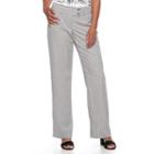 Women's Apt. 9&reg; Curvy Dress Pants, Size: 16 Short, Grey