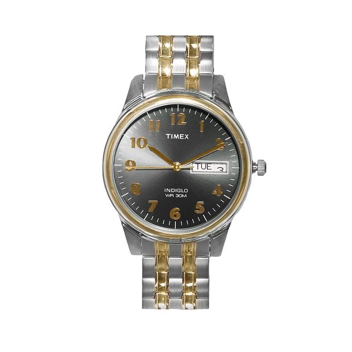Timex Men's Two Tone Expansion Watch - T26481, Size: Medium, Multicolor