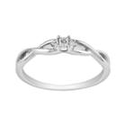 10k White Gold Diamond Accent Ring, Women's, Size: 7