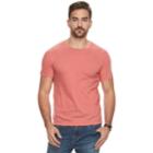 Men's Apt. 9 &reg; Jaspe Regular-fit Stretch Soft Touch Crewneck Tee, Size: Xxl Slim, Med Pink