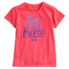 Girls 4-6x Under Armour Fast And Fierce Tee, Size: 6, Brt Pink