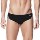 Men's Nike Surge Poly Performance Swim Briefs, Size: 38, Black