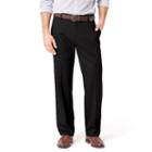Men's Dockers&reg; Stretch Easy Khaki Relaxed-fit Pleated Pants D4, Size: 38x32, Black