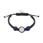 Auburn Tigers Crystal Ball & Sterling Silver Team Logo Slipknot Bracelet, Women's, Blue