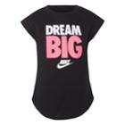 Girls 4-6x Nike Dream Big Rounded Hem Tee, Size: 6, Oxford