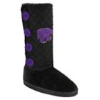 Women's Kansas State Wildcats Button Boots, Size: Large, Black