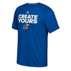 Men's Adidas Kansas Jayhawks March Madness Create Yours Tee, Size: Xl, Blue
