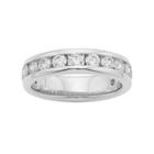 14k Gold 1 1/4 Carat T.w. Diamond Anniversary Ring, Women's, Size: 8, White