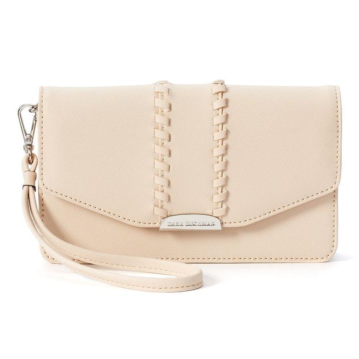 Dana Buchman Shirley Laced Wristlet, Women's, Beig/green (beig/khaki)