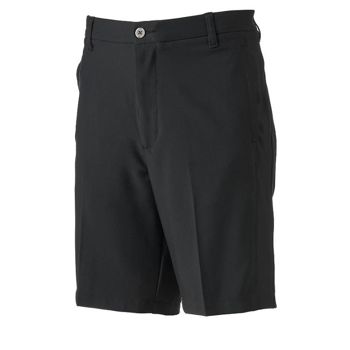 Men's Lee Crosstour Classic-fit Flat-front Shorts, Size: 34, Black