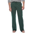 Big & Tall Croft & Barrow&reg; Geometric Lounge Pants, Men's, Size: Xl Tall, Green