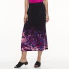 Petite Dana Buchman Slit Maxi Skirt, Women's, Size: M Petite, Med Pink