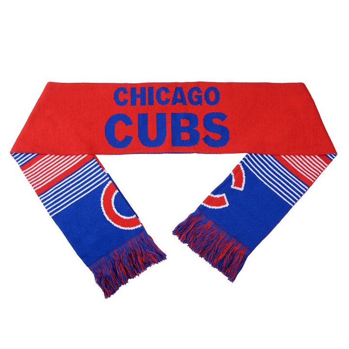 Adult Forever Collectibles Chicago Cubs Reversible Scarf, Blue