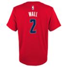 Boys 8-20 Washington Wizards John Wallball Player Name & Number Replica Tee, Size: M 10-12, Red