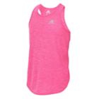 Girls 7-16 Adidas Cool Down Melange Tank Top, Size: Large, Brt Pink