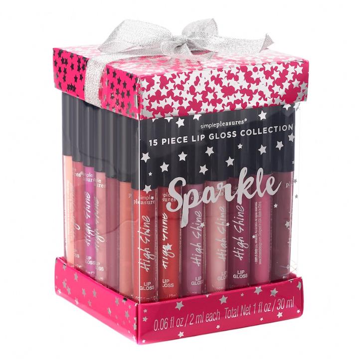 Simple Pleasures Sparkle15-pc. Lip Gloss Collection, Multi