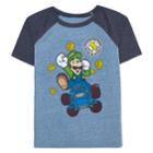 Boys 4-10 Jumping Beans&reg; Nintendo Mario Bros. Luigi Graphic Tee, Size: 10, Med Blue