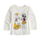 Disney's Mickey Mouse & Pluto Baby Boy Camping Slubbed Graphic Tee By Jumping Beans&reg;, Size: 12 Months, White